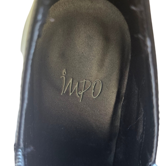 Vintage Impo Black White Plaid Oxford Heels Lace Up Ankle booties Retro US 7.5 - Picture 7 of 11